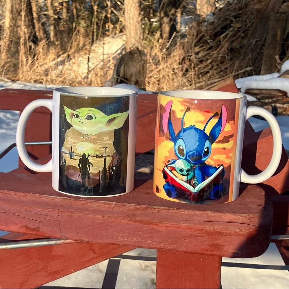 Two Grogu Mugs